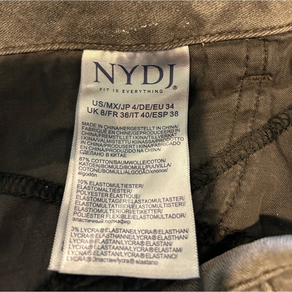 B7.17 NYDJ Ami High Rise Skinny Hollywood Jeans in Smokey Mountain Size 4 - Picture 6 of 9